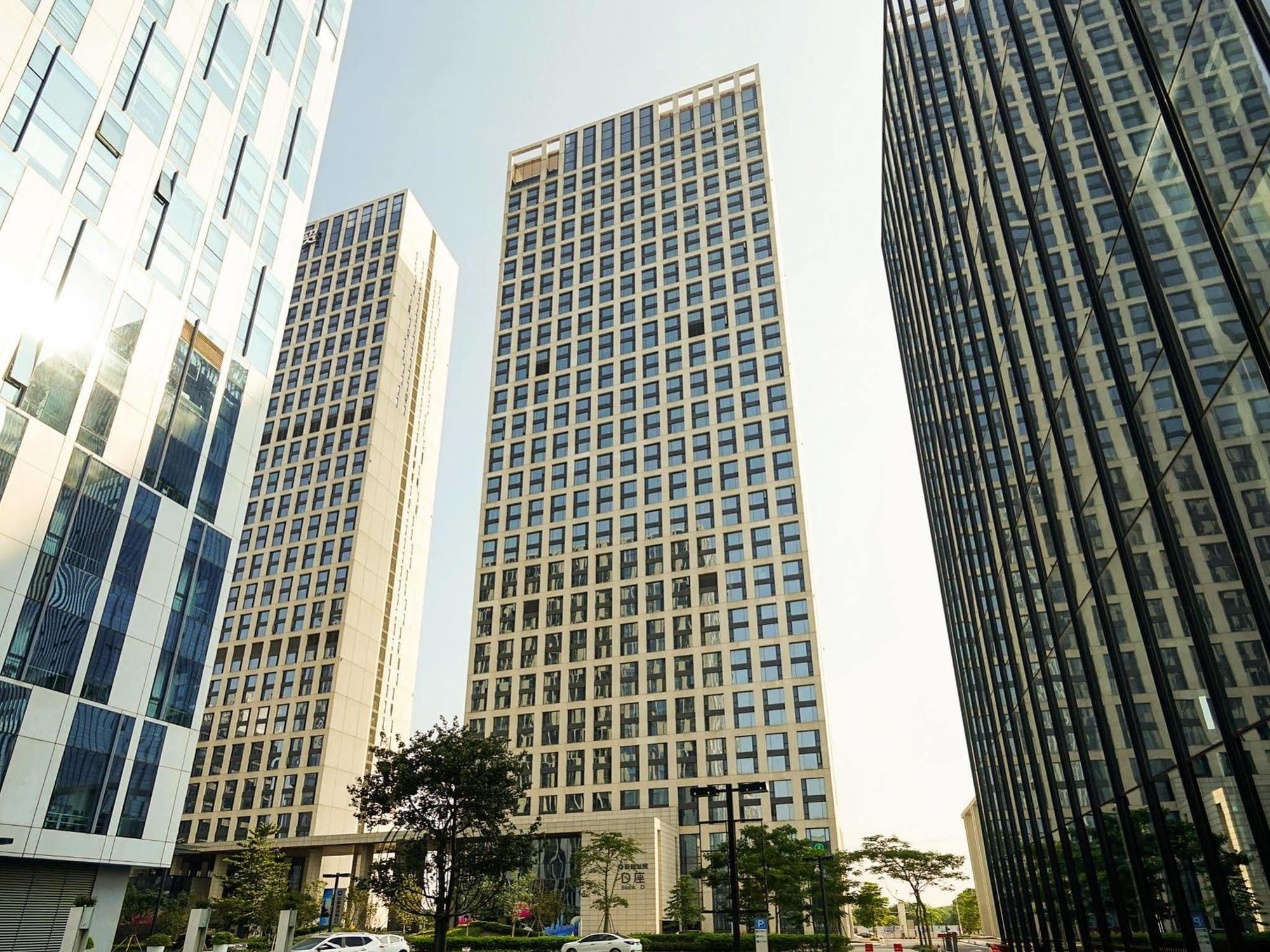 SLOWCOM·Gangrun Pa Zhou Apartment Guangzhou Bagian luar foto