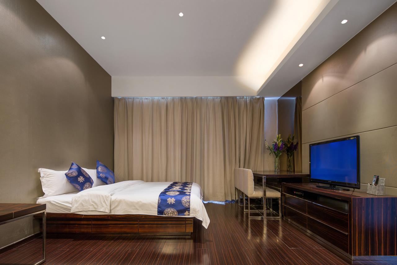 SLOWCOM·Gangrun Pa Zhou Apartment Guangzhou Bagian luar foto