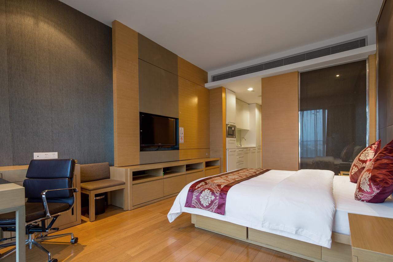 SLOWCOM·Gangrun Pa Zhou Apartment Guangzhou Bagian luar foto